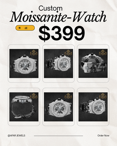 Montre-bracelet mécanique automatique squelette vintage personnalisée carrée de 38 mm avec cadran en moissanite et bracelet en caoutchouc pour homme - Product Image 1