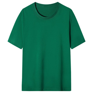 Camisetas Blancas al por Mayor para Hombre, de Manga Corta, 180g, 26 Hilos, de Algodón, Color Sólido, con Diseño en el Cuello, Bordado con Logotipo Personalizado OEM - Product Image 5