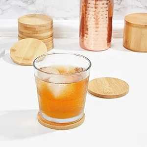 Sous-verre en bambou fait main, mosaïque DIY, vente en gros, isolation thermique, design créatif, forme irrégulière, par FWE - Product Image 5