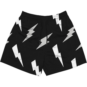 Shorts en maille pour homme personnalisés, respirants, en tissu torsadé, pour le basketball, la gym, design streetwear tendance - Product Image 2
