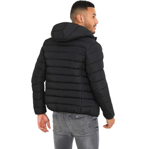 เสื้อแจ็คเก็ตพัฟเฟอร์โลโก้แบบกำหนดเองสำหรับผู้ชาย เสื้อกันลมแบบมีฉนวนกันความร้อน เสื้อโค้ทฤดูหนาวสำหรับกิจกรรมกลางแจ้ง เสื้อแจ็คเก็ตแฟชั่นแบบมีซับในและพับเก็บได้ - Product Image 5