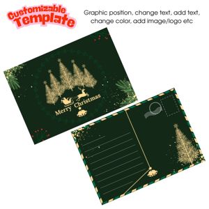 Cartes de Noël en papier personnalisées et simples avec un design créatif en ligne et une vaste bibliothèque de modèles - Product Image 6