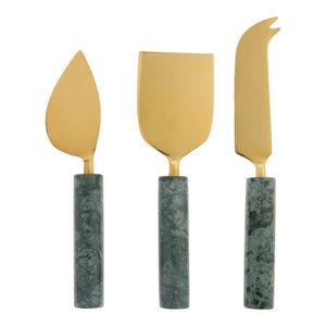 Cheese Knife <b>Set</b> With Copper Handles Stainless Steel Blades Dishwasher Safe For Food Contact - Product Image 4