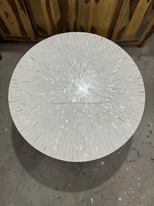 Mesas de centro de alta calidad para sala de estar Mesa auxiliar de alta calidad Mesa de centro con incrustaciones de hueso - Product Image 2