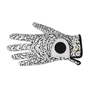White Microfiber Half Finger Golf Gloves Unisex Non-Slip <b>Hook</b> and Loop Closure Cycling Outdoor Sports Hands Protection - Product Image 2