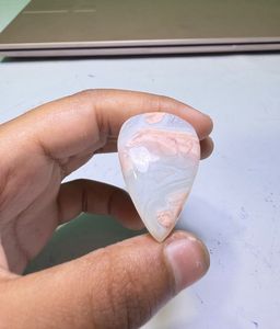 High Quality Natural Cotton Candy Agate Cabochon Loose Gemstone Jewelry Making Material - Product Image 2