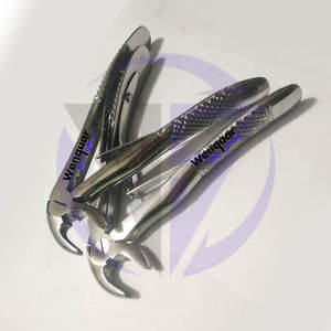 Forceps d'extraction dentaire pédiatrique # C pour molaires mandibulaires autoclavables en acier inoxydable chirurgical Wenquar - Product Image 4