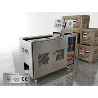 Machine industrielle automatique pour la fabrication de tortillas, pita, roti et chapati, 500 pièces par heure, en acier inoxydable, taille réglable