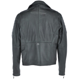 Premium Genuine Leather <b>Jacket</b> Men <b>Vintage</b> <b>Biker</b> Motorcycle <b>Jacket</b> Classic Winter Casual Streetwear Outerwear - Product Image 4
