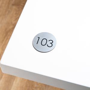 Personalized Round <b>Table</b> Number – Engraved Plaque with a Modern and Elegant Design - Product Image 5