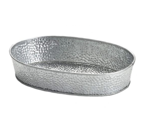 Seaux à glace en acier galvanisé pour boissons, bacs à boissons martelés avec pince à cuillère - Product Image 2