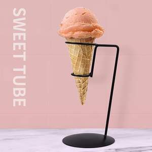 Soporte para conos de helado con múltiples ranuras, expositor de postres reutilizable para fiestas, cumpleaños, eventos, barras de helado - Product Image 1