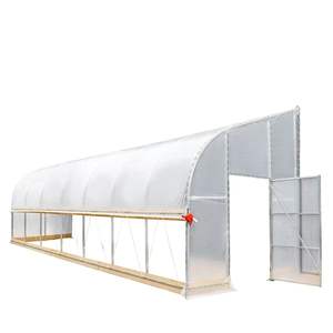 10' X 30' TMG-GHL1030 <b>Greenhouse</b> for Grow <b>Tent</b> 6 Mil Clear EVA <b>Plastic</b> Film Cold Frame Hand Crank Roll-Up <b>Greenhouse</b> - Product Image 2