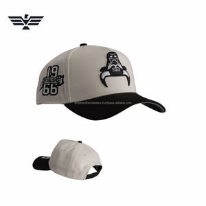 Custom White Red <b>Baseball</b> <b>Cap</b> 3D Embroidered 6 Panel Snapback Hat | Adjustable Unisex Sports Team <b>Cap</b> | Premium Breathable - Product Image 1