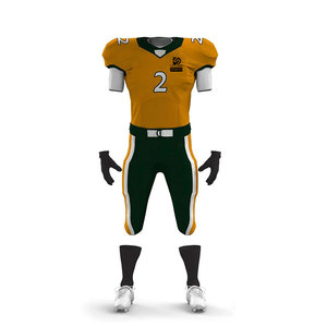 High Performance Customizable American Football Uniform Heat-Transfer Printed Design Quick Dry Durable for Professional Teams - Product Image 2