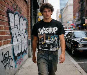 T-shirt personnalisé Kornit DTG 100 % coton tricoté coupe ample à manches courtes – Vente en gros, fabrication OEM, impression directe usine, design personnalisé voiture - Product Image 1