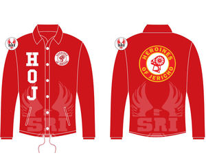 เสื้อแจ็คเก็ตโค้ชผู้หญิง ฮีโรอินส์ เจอริโก สปริง คิลท์ แสตนด์ โซลิด ลายปักเมสัน |   HOJ เมสันส์ งานปักลายแบบสั่งทำพิเศษ - Product Image 4