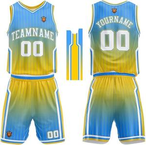Uniformes de Baloncesto al por Mayor, Camisetas y Pantalones Cortos Personalizados para Equipos, Impresión por Sublimación, Ropa Deportiva Transpirable de Malla, OEM ODM - Product Image 5
