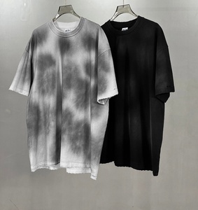 เสื้อยืดโอเวอร์ไซส์ผู้ชาย พิมพ์ลายโลโก้ตามสั่ง ผ้าฝ้าย 100% เสื้อยืดพลัสไซส์ ไซส์ใหญ่พิเศษ เสื้อยืดทรงหลวม มีกระเป๋าหน้า - Product Image 1