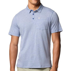 Polos para hombre 100% algodón, ligeros, de manga corta, en oferta online a precio asequible. - Product Image 5