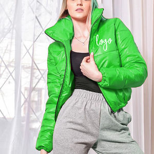 Blouson matelassé personnalisé pour femme de qualité supérieure, en polyester, pour usage extérieur, vente en gros - Product Image 6