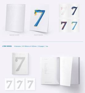 BTS Map Of The Soul : 7 Album CD K-Pop Livre électronique (CD) Matériaux papier et plastique Langue coréenne Tous âges - Product Image 3
