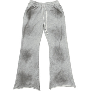 Conjunto de Sudadera con Capucha y Pantalones Deportivos de Felpa Francesa de Algodón Gris para Hombre con Estampado 'Never Give Up', Ropa Casual de Otoño - Product Image 6