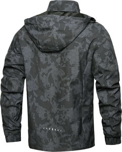 Veste de randonnée softshell de haute qualité, imperméable, coupe-vent, pour homme, avec logo personnalisé - Product Image 2
