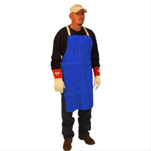 Premium Quality Cowhide Split Leather Sleeveless Welding Apron Heat Flame Resistant Heavy Duty Construction Body Protection - Product Image 6