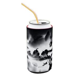 Skinny Slim Neoprene Can <b>Cooler</b> Sleeves 12oz Sublimation Beer Energy <b>Drinks</b> Holder Pull On Simple Style Premium Quality - Product Image 6