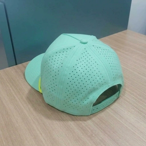 Gorra de Golf Personalizada OEM ODM de 5 Paneles con Logotipo Perforado Cortado a Láser, Parche Ajustable, Sombrero para Exteriores, Marca Privada, Bajo MOQ, Pedido al por Mayor - Product Image 6
