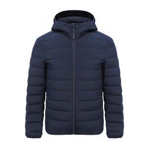 Chaqueta Acolchada para Hombre de Color Sólido, Hecha a Medida, de Alta Calidad y Más Vendida, con Capucha, para Uso en Exteriores en Invierno - Product Image 3