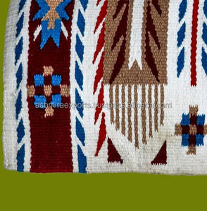 Tapis de selle multicolore 100 % laine de Nouvelle-Zélande style ranch occidental ASHMIRA EQUESTRIAN, tailles personnalisées, pour l'équitation – Nouveauté ! - Product Image 2