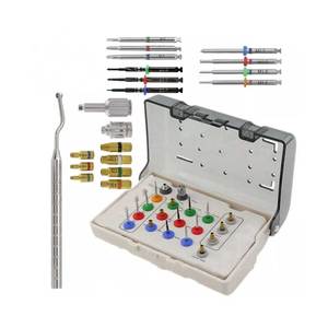 Dental broken <b>screw</b> remover kit reverse drill guide <b>driver</b> neo biotech implant removal surgical instrument <b>set</b> dental tools - Product Image 1