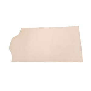 Cuero de vaca natural de 0,5 mm de grosor, curtido vegetalmente, de grano completo, para la fabricación de suelas de zapatos y bolsos de lujo. - Product Image 3