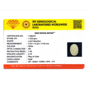 Ethiopian Opal Oval Cabochon 6.15 Carat Loose Gemstone for Fine Jewelry - Product Image 4