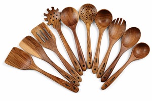 Oferta Especial: Utensilios de Cocina Personalizados de Madera de Teca de Indonesia 100% (Sungkai, Caoba, Suar, Sonokeling, Ébano, Amara) en Tamaños Pequeños y Medianos - Product Image 5