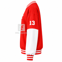 Sweat-shirt Delta Sigma Theta Sorority avec col rond et logo brodé, manches longues, rouge et blanc, sweat-shirt tendance pour femme
