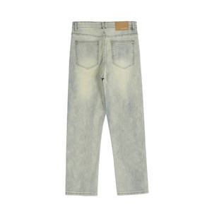MEESAM Jeans de Mezclilla para Hombre y Mujer, 100% Algodón, Secado Rápido, Resistentes, con Relieve, Varios Colores, Corte Regular, Lavado Casual, Rectos - Product Image 2