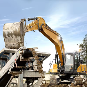 Marque chinoise de premier plan en matériel de terrassement : Excavatrice sur chenilles 36 tonnes SY365H avec ripper et marteau-piqueur en stock - Product Image 1