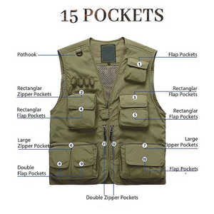 Gilet de sécurité réfléchissant sans manches unisexe avec logo personnalisé, vêtements de travail haute visibilité, uniformes imperméables en laine vintage et polyester - Product Image 1