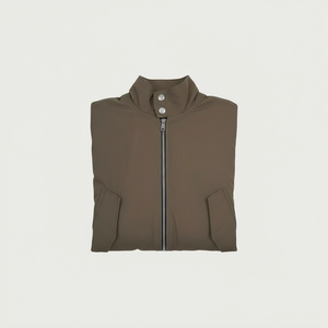 Chaqueta Bomber de Alta Calidad para Hombre con Cierre de Cremallera, Diseño Personalizado, Cuello Alto y Tela de Lona para Invierno, Venta al Por Mayor - Product Image 6