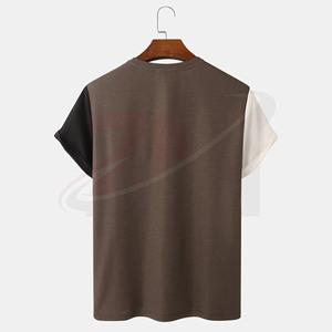 Breathable O-Neck Short Sleeve T-Shirt Custom Plain Plus Size 100% Cotton Men's Blank <b>Tshirt</b> For Men's Customized Brand - Product Image 2