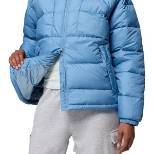 Veste matelassée pour femme, 325 GSM, polyester, imperméable, chaude, légère, décontractée, pour l'extérieur, OEM, privée - Product Image 5