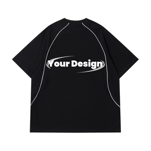 Camiseta de Hombre Personalizada, Extra Grande, Lisa, Desgastada, de Peso Pesado, Informal, Transpirable, 100% Algodón, Tejido de Punto, Elegante - Product Image 4