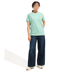 T-shirts en coton imprimé pour femmes, coupe classique, couleur unie, prix compétitif, tissu respirant, vêtements de rue pour femmes - Product Image 1