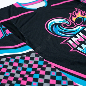 เสื้อฮอกกี้แบบซับลิเมชั่นสั่งทำพิเศษคุณภาพพรีเมียม Sibrin |   โพลีเอสเตอร์ 100% หมายเลขชื่อทีมแบบกำหนดเองทุกขนาด |   ฮอกกี้สำหรับผู้ใหญ่ - Product Image 5