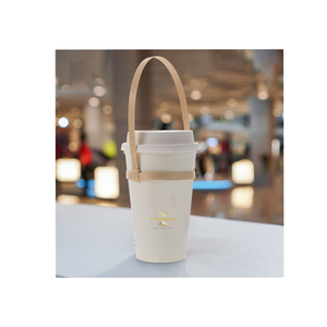 Porte-gobelets en bambou naturel, porte-boissons écologique, organisateur en bambou tissé à la main pour tasses à café et à thé, Vietchoice Parker, utilisation en voyage - Product Image 4