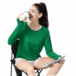 Vente en gros de maillots de bain pour femmes, chemises de surf à manches longues, vêtements de plage, sport UPF50+, rashguard noir - Product Image 2