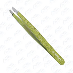 Pince à épiler professionnelle pour sourcils avec pointe inclinée et pointue, en acier inoxydable, pour l'épilation, instrument de beauté - Product Image 4